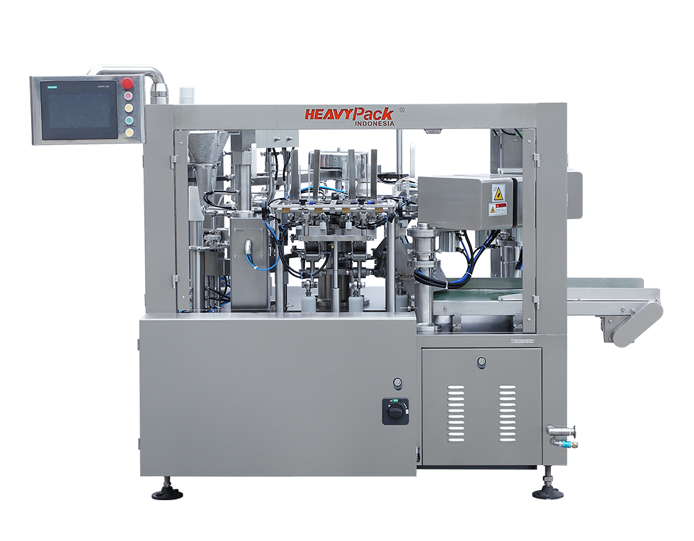 Mesin Pengemas Standing Pouch / Four Side Sealed (Produk Menyesuaikan Dengan Mesin Filling User) MB8S-140G Double Bag